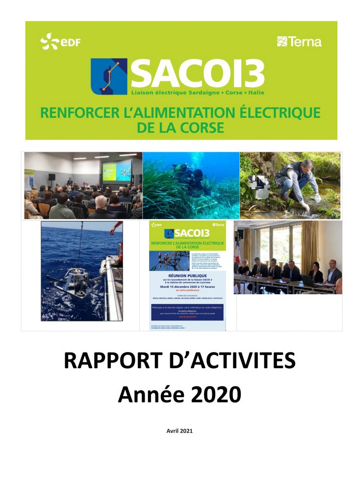 Rapport d'activités 2020