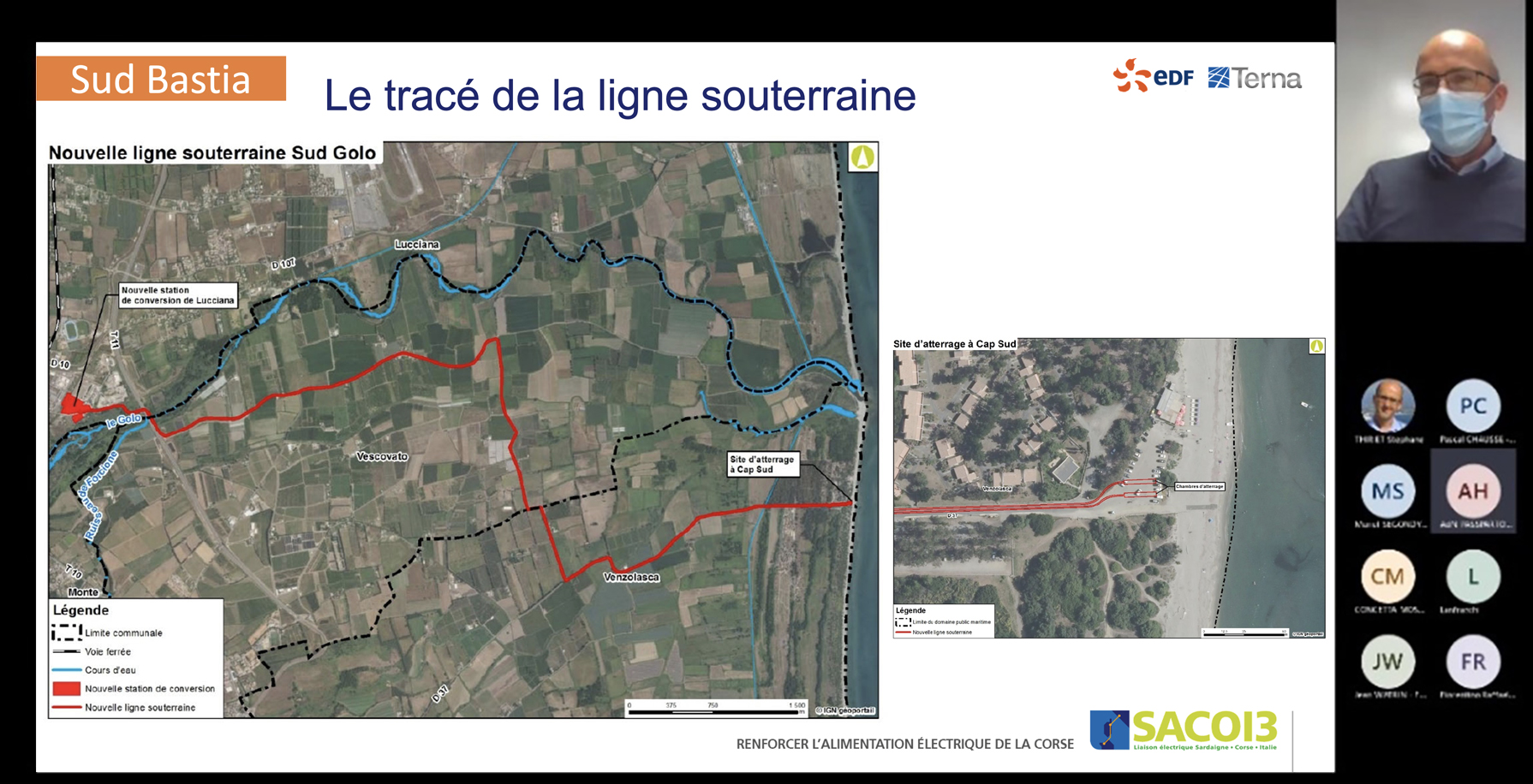 La réunion en distanciel avec les associations le 13 décembre 2021